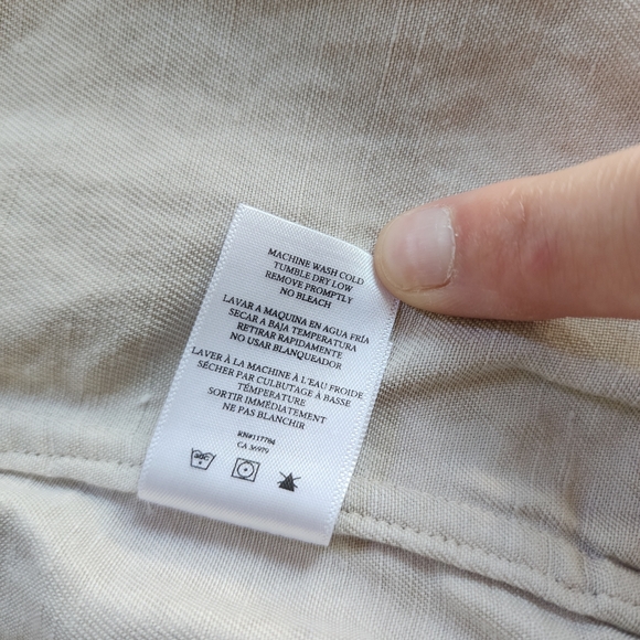 Rails Collins Linen Blend Utility Jacket White Mini Cheetah Print Size Small - Picture 16 of 16